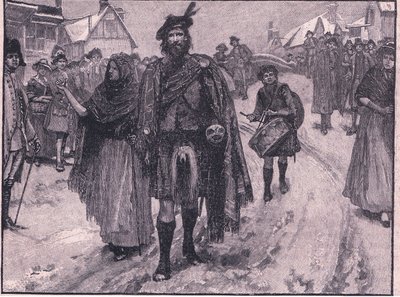 マンチェスターAD 1745でのチャーリー王子の前衛 作： Walter Paget